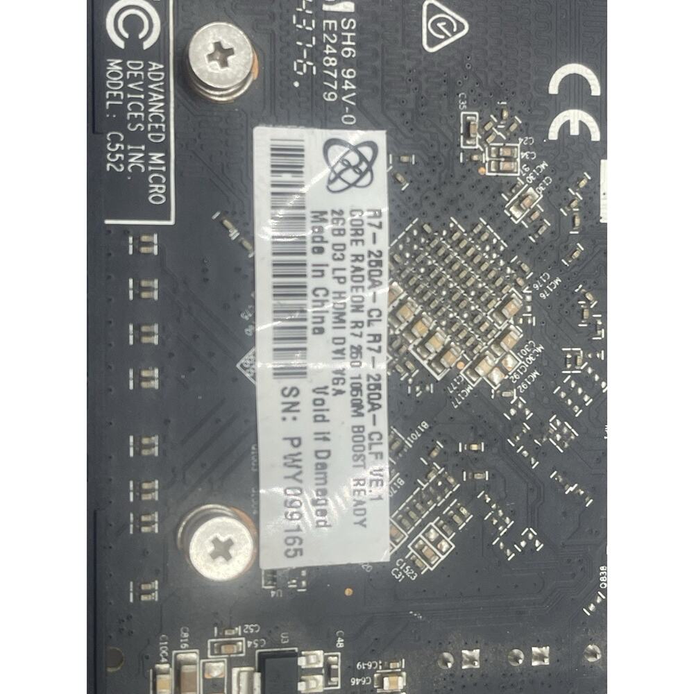 XFX AMD Radeon R7 250 2GB DDR3 PCI-E Graphics Card R7-250A-CL - Picture 5 of 5